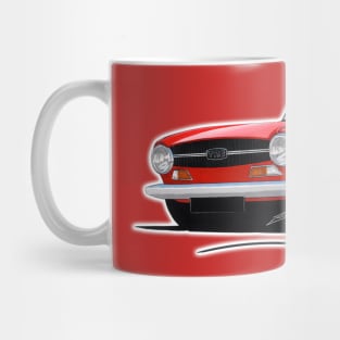 Triumph TR6 Red Mug